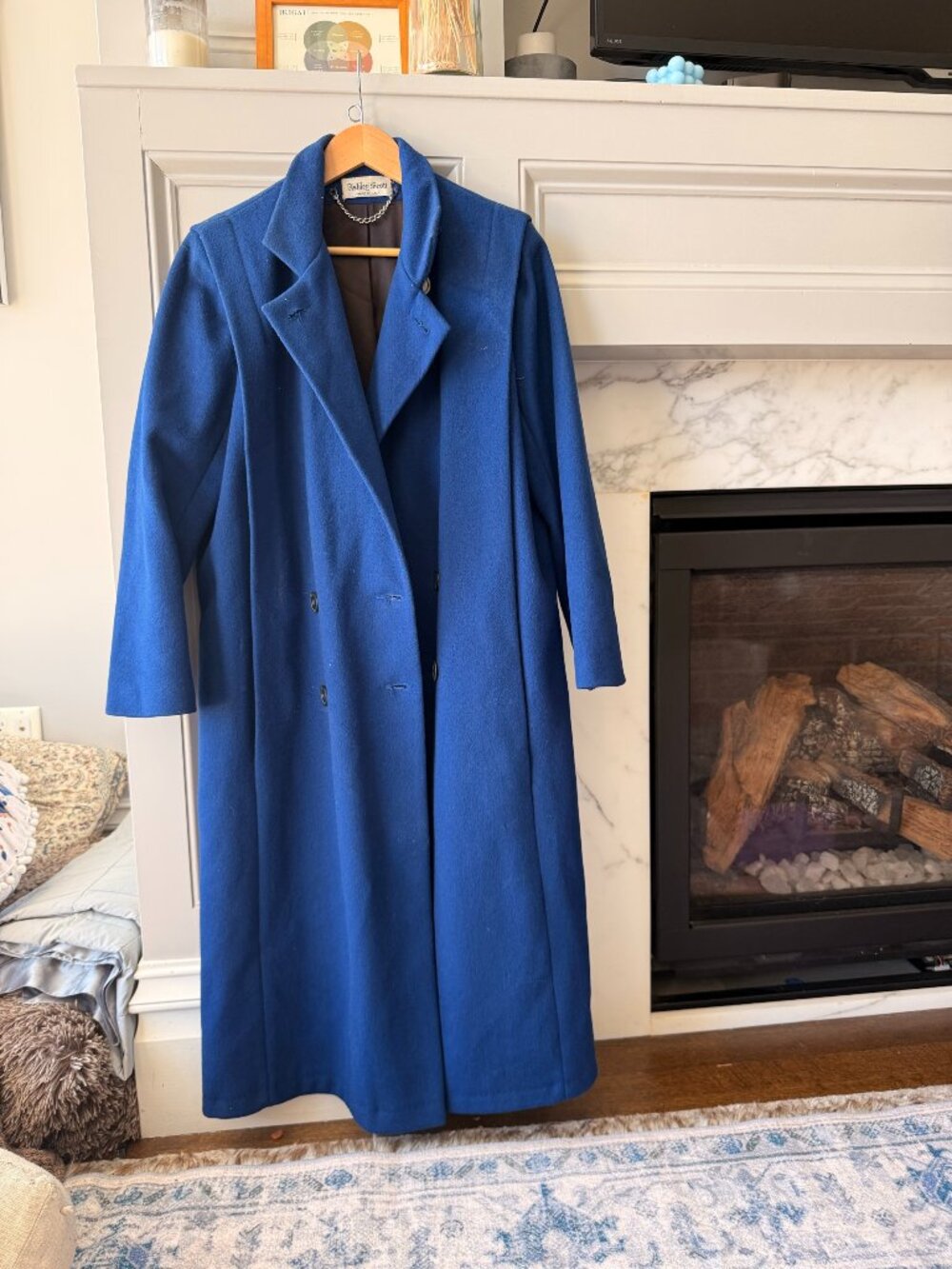 Ashley scott Coats, jackets & vest Women Size M Blue